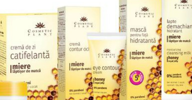 Cosmetic Plant lanseaza o noua gama cu 6 produse ce au la baza miere si laptisor de matca 