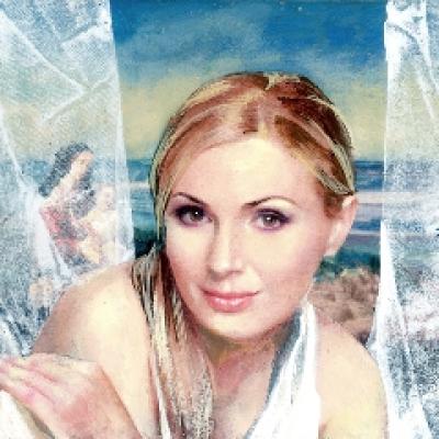 Luana Ibaka, muza pentru un artist plastic