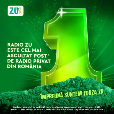 Radio ZU este cel mai ascultat post de radio privat din România. Forza ZU este adevărata forță!