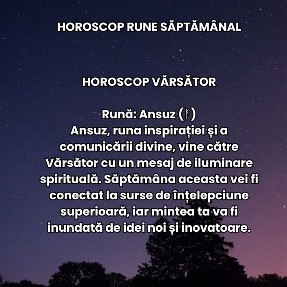 Horoscop Rune săptămâna 30 septembrie – 6 octombrie 2024: La ce trebuie să te aștepți?