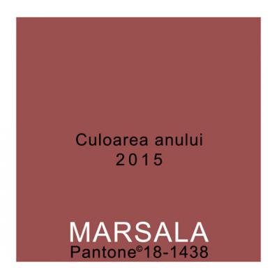 Marsala, culoarea anului 2015!