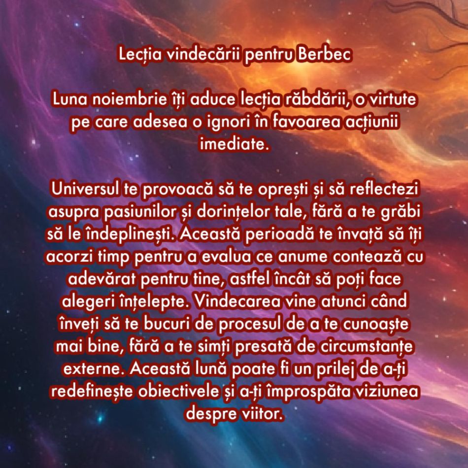 Universul ne vorbește: Noiembrie și lecțiile profunde ale vindecării pentru fiecare zodie în parte