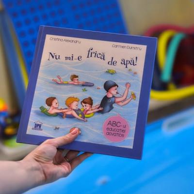 Nu mi-e frică de apă! – prima carte cu și pentru copii, dedicată educației acvatice