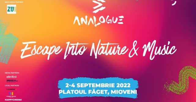 Analogue Festival: S-au pus ȋn vȃnzare biletele de o zi.  Care este programul zilnic