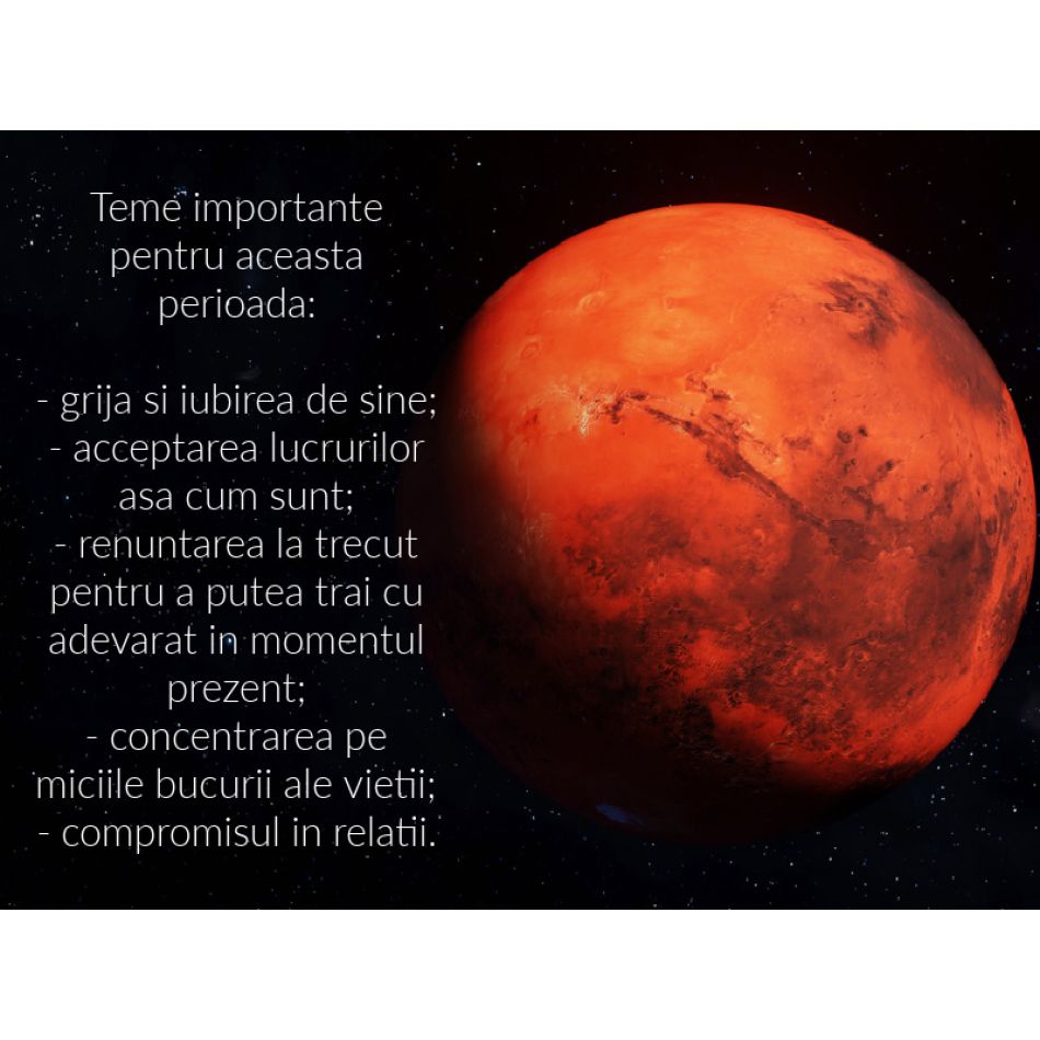 Pe 25 martie Marte intra in Rac pentru a ne invata ce conteaza cu adevarat in viata