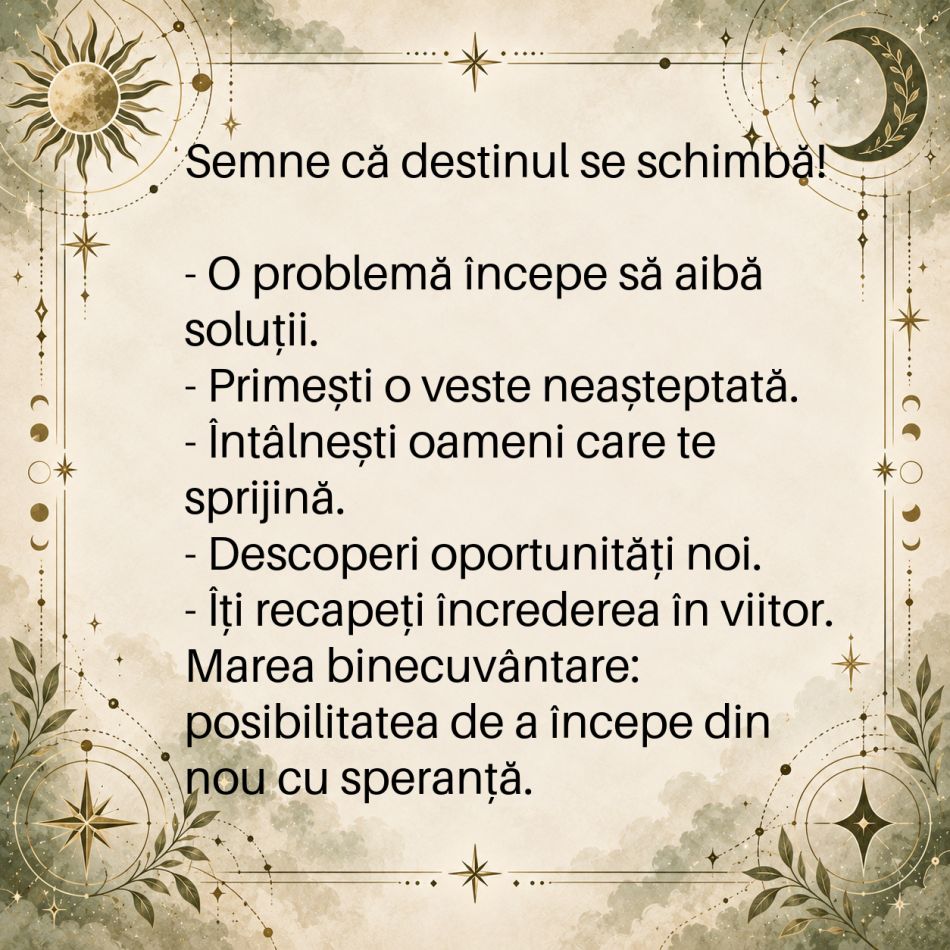 O întorsătură de destin le ia prin SURPRINDERE! 2 zodii sunt la un pas de o MINUNE care le poate schimba întreaga viață