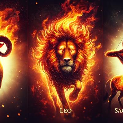 Zodiile de foc. TOTUL despre Berbec, Leu și Săgetător