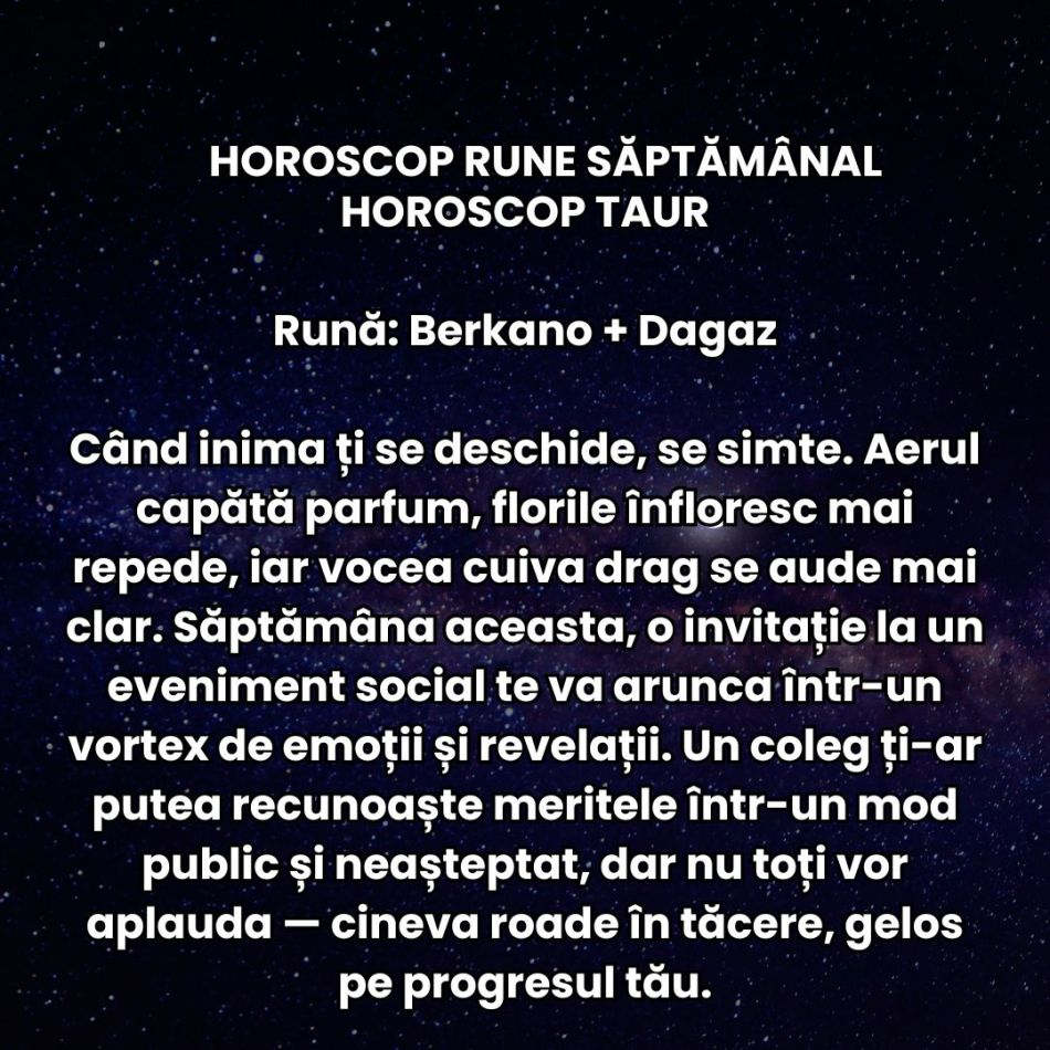 Horoscop Rune săptămâna 23-29 iunie 2025: Trebuie să avem curajul să simțim tot, chiar și când doare. Jocul de putere se schimbă