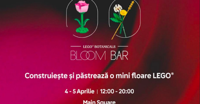 Primăvara aceasta înflorește din piese LEGO, la ParkLake - un weekend de Florii plin de culoare și creativitate