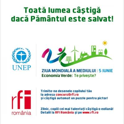 Ziua Mondiala a Mediului: Se premiaza copiii care Salveaza Pamantul!