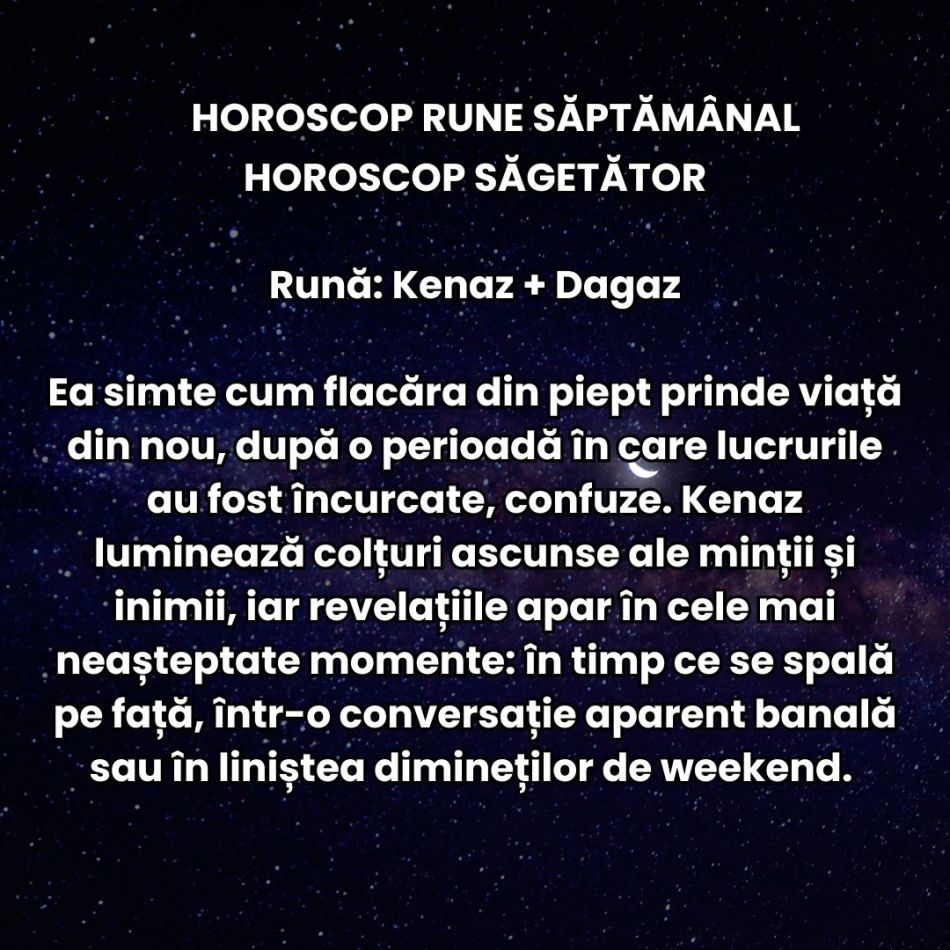 Horoscop Rune săptămâna 2-8 iunie 2025: Universul ne invită să ne lăsăm purtați de curenții invizibili ai destinului