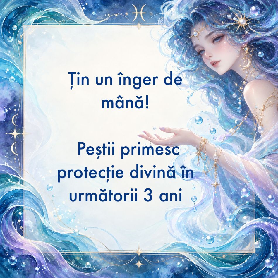 Țin un Înger de mână! Nativii Pești primesc protecție Divină în următorii 3 ani. Dumnezeu le pregătește un destin binecuvântat!