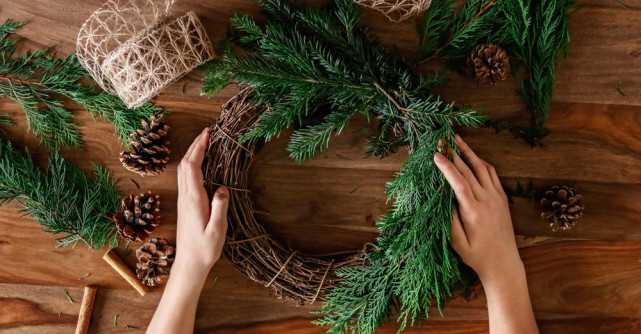 FOTO: Decorațiuni de Crăciun lucrate manual