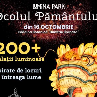 Cel mai mare parc de lumini din țară se deschide pe 16 octombrie în București, la Grădina Botanică