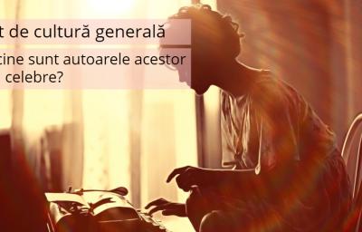 Test de cultura generala: Stii cine sunt autoarele acestor carti celebre?