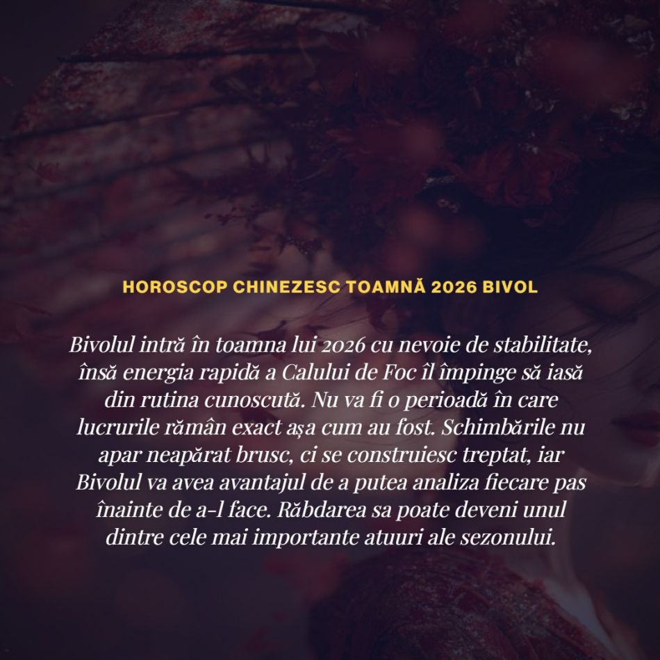 Horoscop chinezesc de toamnă 2026: Se schimbă foaia! Unele zodii chinezești se îndrăgostesc, altele dau de banii mult asteptați!