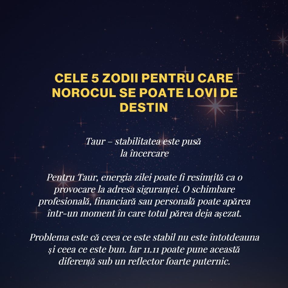 11 noiembrie: Ziua în care norocul se opune destinului. Jupiter în opoziție cu Nodul Nord pune 5 zodii în fața unei alegeri mari