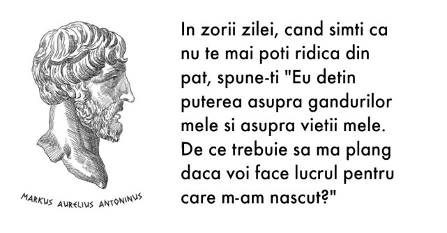 Sfatul lui Marcus Aurelius pentru a iti incepe fiecare zi cu zambetul pe buze