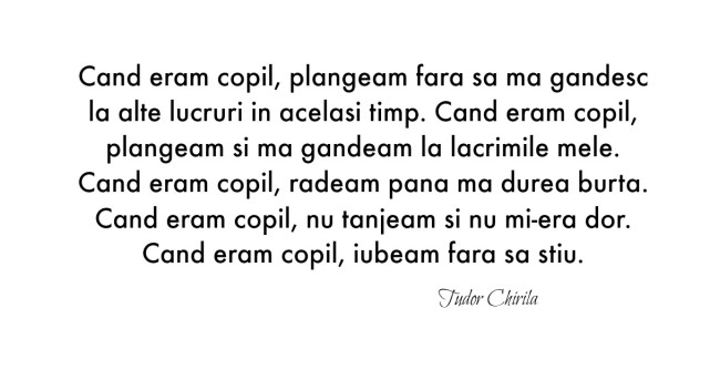 Alfabetul dragostei. Cele mai frumoase citate de iubire dupa Tudor Chirila