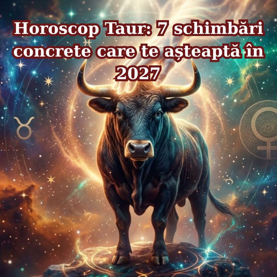 Horoscop Taur: 7 schimbări concrete care te așteaptă în 2027