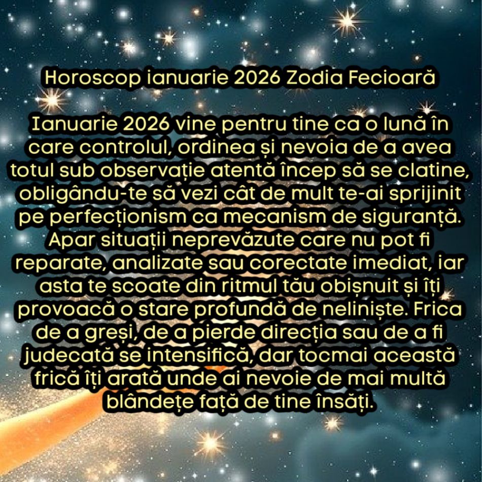Horoscop ianuarie 2026. Luna care deschide anul cu o rană și îl închide cu o forță nouă. Un început dur, dar necesar