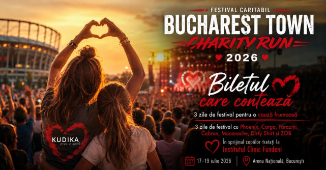 Bucharest Town Charity Run 2026: festivalul unde familia, muzica și solidaritatea se întâlnesc