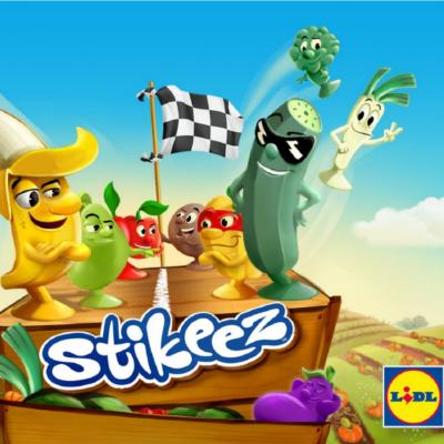 FIGURINELE stikeez se întorc la lidl pentru a-i învăța pe cei mici cum să se împrietenească cu fructele și legumele 