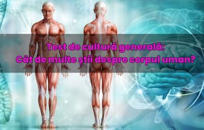 Test de cultura generala: Cat de multe stii despre corpul uman?