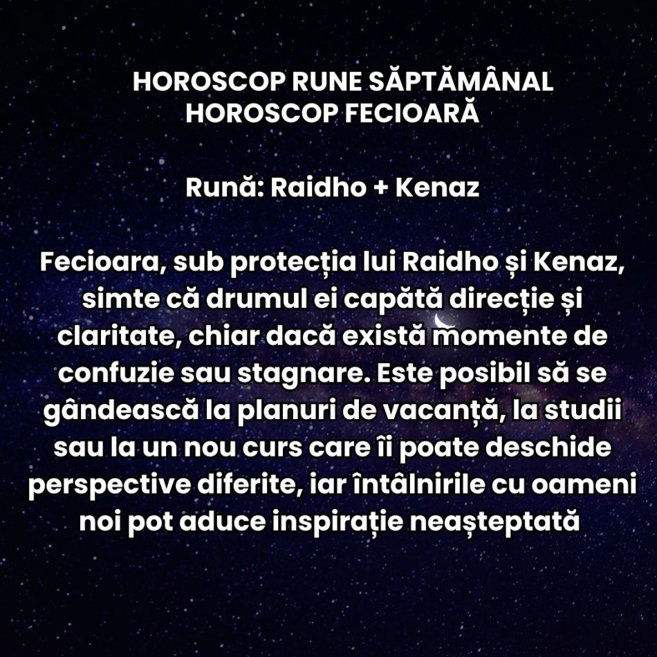 Horoscop Rune săptămâna 3-9 noiembrie 2025: Seducția plutește în aer! Suntem mai carismatici și mai atenți la emoțiile din jur