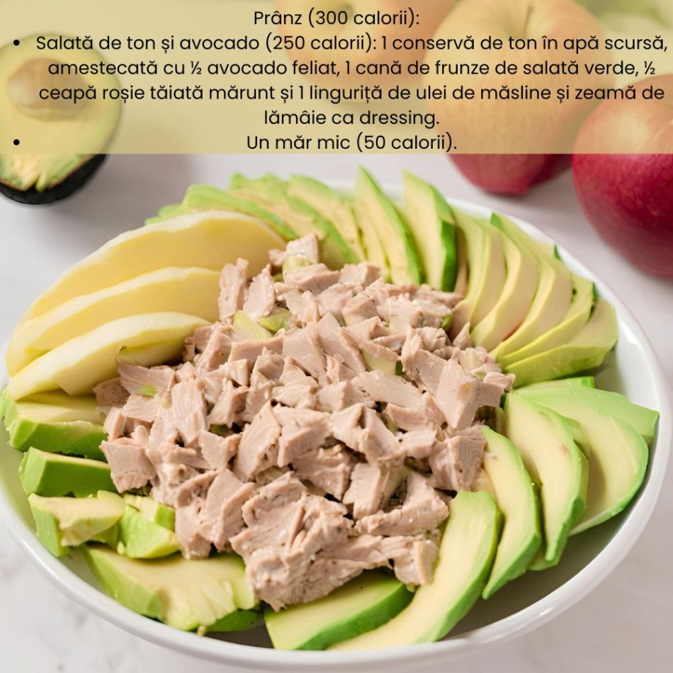 Slăbește sănătos: Meniul detaliat de 1000 de calorii pe zi cu 3 mese și gustare