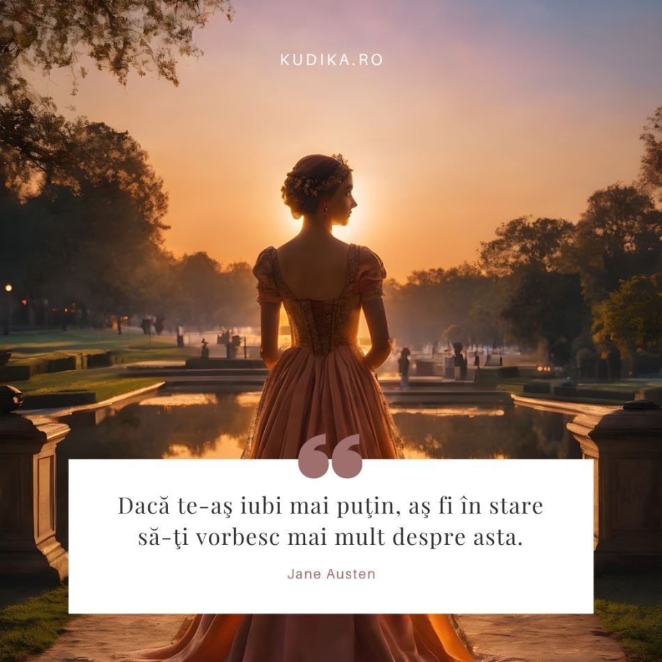 Gândeşte-te la trecut numai în măsura în care amintirea lui îţi aduce bucurie. Cele mai frumoase citate ale lui Jane Austen