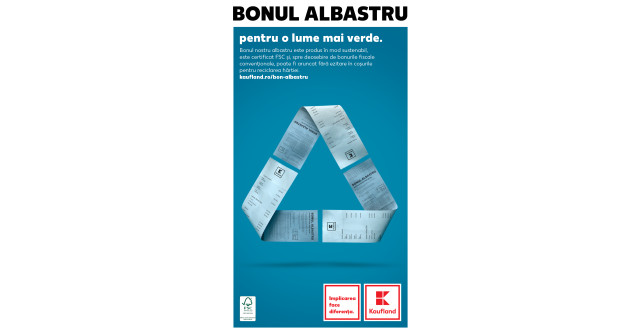Kaufland introduce un nou tip de bon fiscal, prietenos cu mediul înconjurător