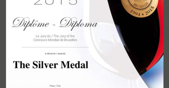 Feteasca Regala si Pinot Gris 2013 de la crama Avincis a fost premiat la Concours Mondial de Bruxelles