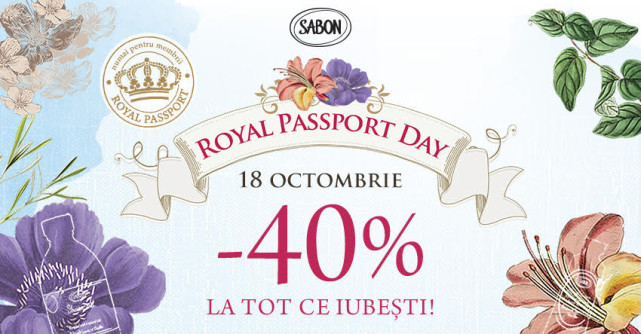 Răsfață-te regește în clubul Royal Passport Sabon!