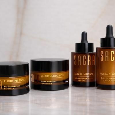 Biotehnologia întâlnește natura. Sacra Cosmetics, brandul cu origini românești își propune să schimbe industria frumuseții