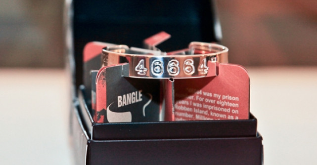 Adina Buzatu sustine Fundatia Nelson Mandela 46664 Bangles Romania