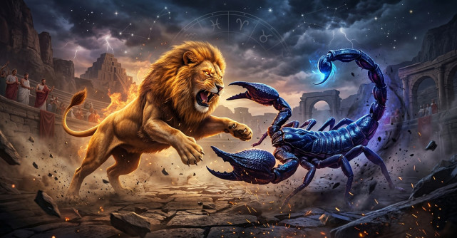 Războiul zodiilor: Cine câștigă bătălia dintre Leu și Scorpion?