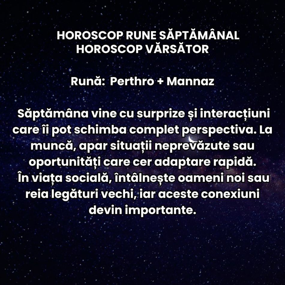 Horoscop Rune săptămâna 30 martie-5 aprilie: Suntem supuși unui test colectiv, iar unele planuri scârțâie. Astrele nu iartă!