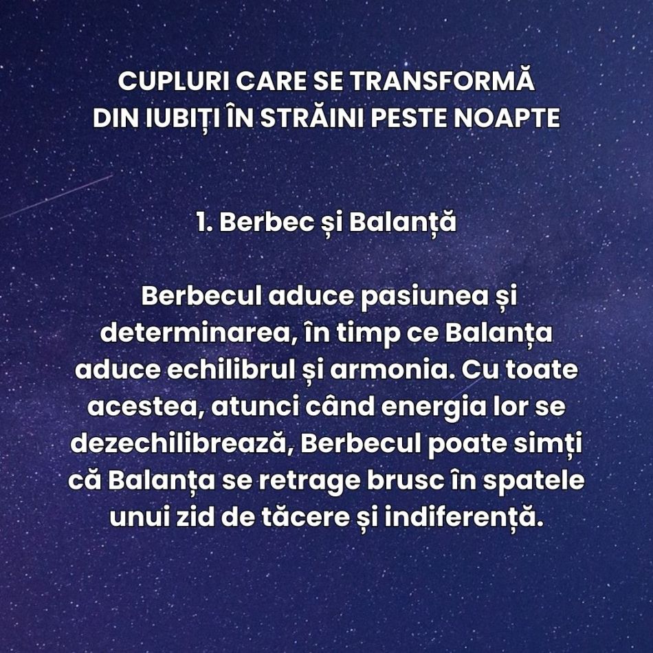 6 perechi de zodii care se transformă din iubiți în străini peste noapte