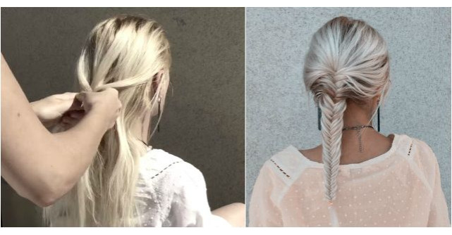 Video: Ia doua sectiuni de par si face asta. Rezultatul? O super coafura in doua minute