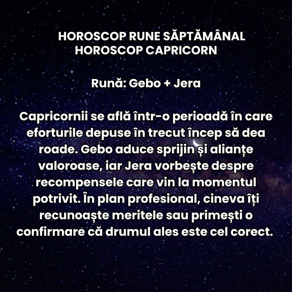 Horoscop Rune săptămâna 9-15 martie 2026:  Începem să vedem primele semne ale schimbării. Totul devine mai luminos