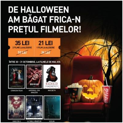 De Halloween, CINEMA CITY a bagat frica-n pretul filmelor!