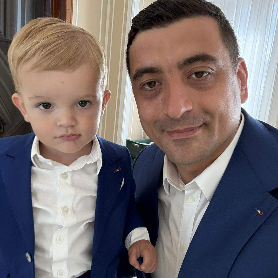 Fiul lui George Simion a împlinit 2 ani. Imaginea publicată de Ilinca a topit internetul
