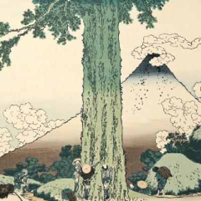  Expozitie-omagiu pentru Japonia: Pelerinaj la Muntele Fuji. Gravuri de Katsushika Hokusai