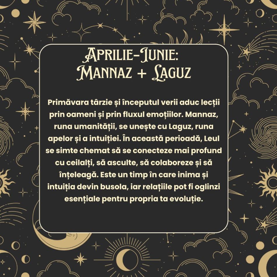 Horoscop Rune 2026 LEU:  Vei învăța să aștepți și să te exprimi! Este un an în care vei culege laurii victoriei