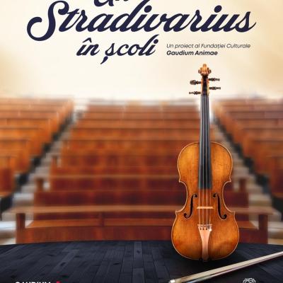 Răzvan Stoica aduce vioara Stradivarius în colegiile din București, în cadrul proiectului: Un Stradivarius în școli