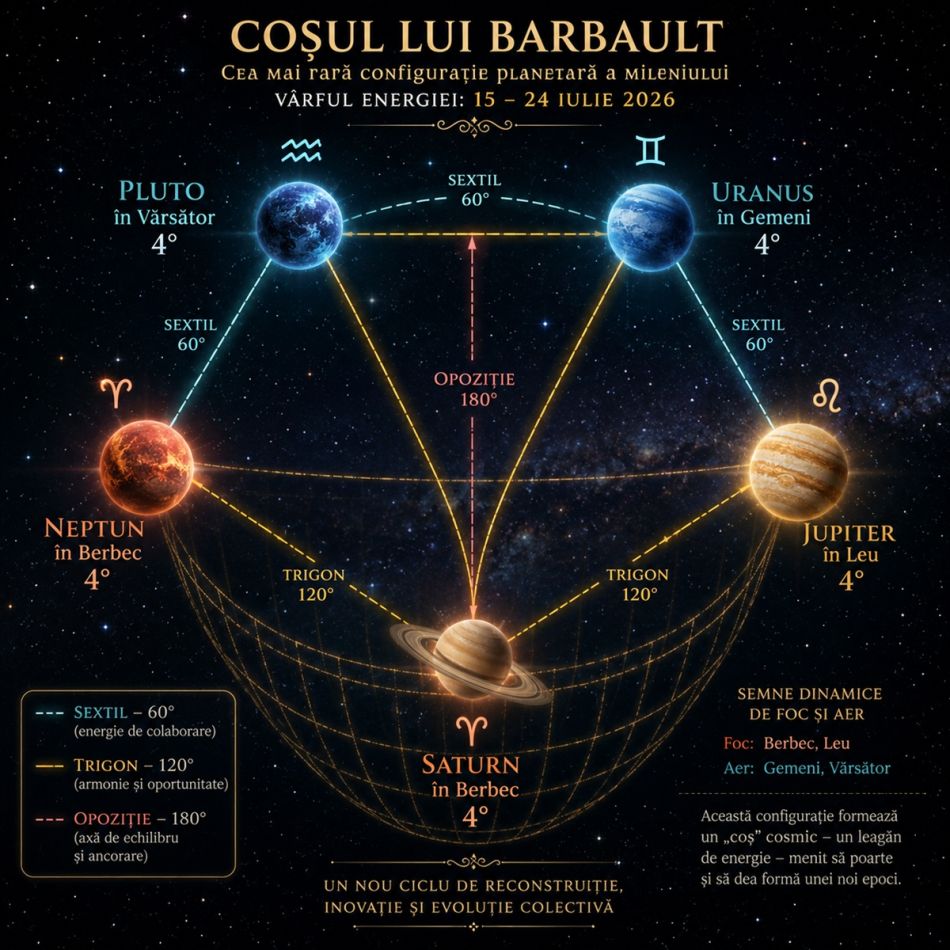 19-21 iulie: Cea mai rară și armonioasă configurație astrologică din acest MILENIU. Cum se schimbă destinul zodiei tale?
