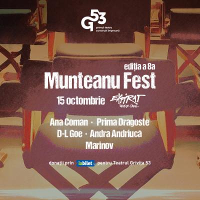 Evenimentul caritabil Munteanu Fest din 15 octombrie contribuie la strângerea de fonduri pentru Grivița 53
