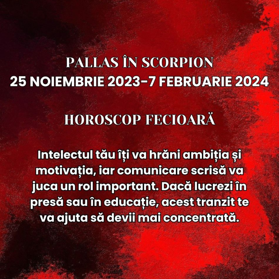 Pallas în Scorpion: Simțul dreptății ne este activat și ne aduce schimbări profunde