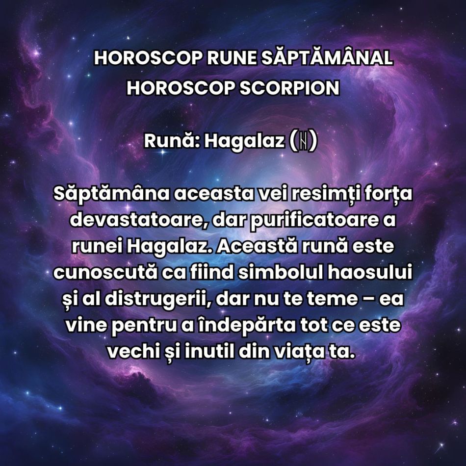Horoscop Rune săptămâna 28 octombrie  - 3 noiembrie 2024: Află acum mesajul runelor la început de Brumar pentru zodia ta!